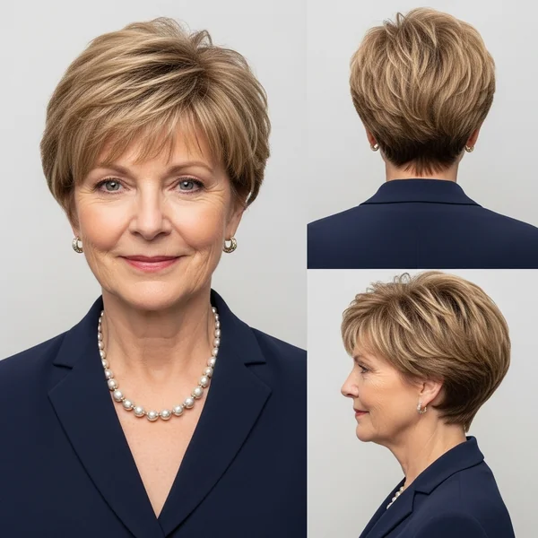 Short Hairstyles For Women Over 60 With Thick Hair