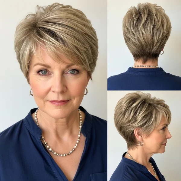 Short Hairstyles Women Fine Thinning Hair Over 50