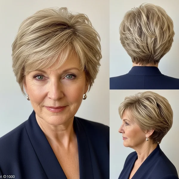 Short Hairstyles for Thinning Hair Over 60