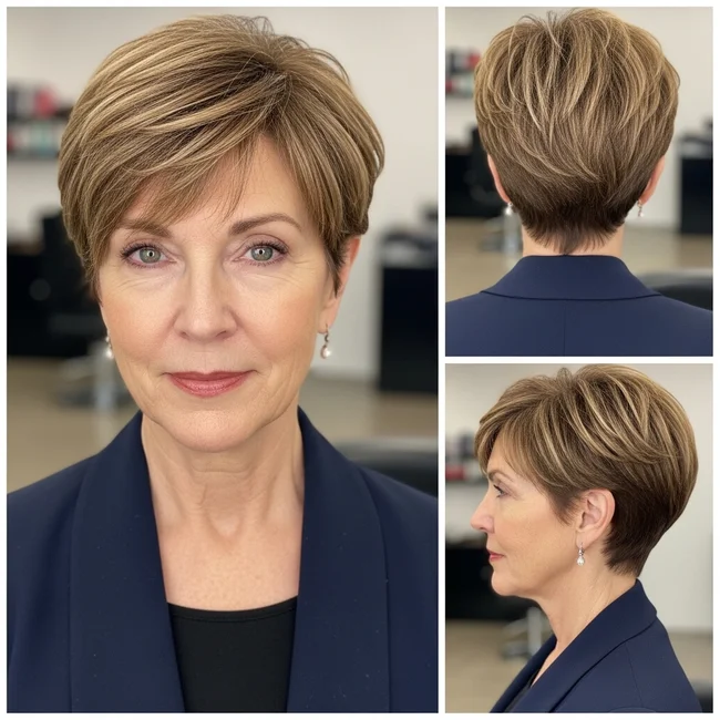 Short Over The Ear Haircut