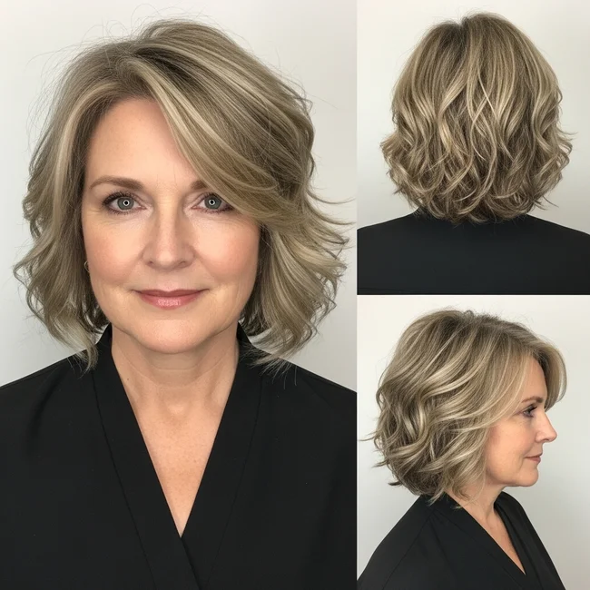 Short Wavy Hairstyle