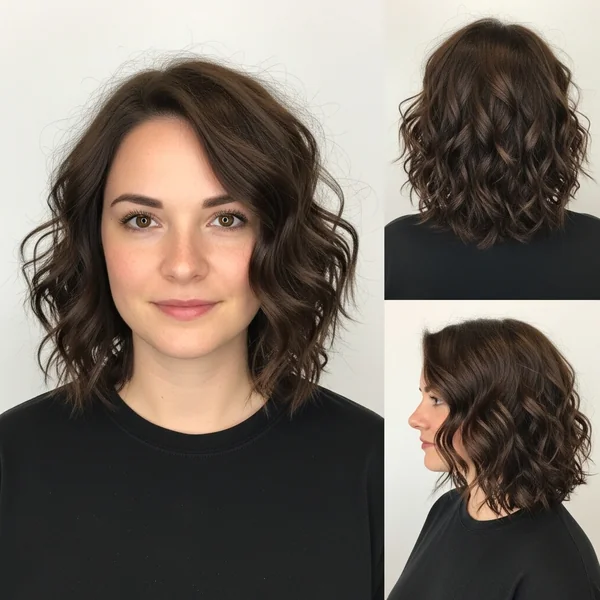 Shoulder Curly Haircuts Long Bobs