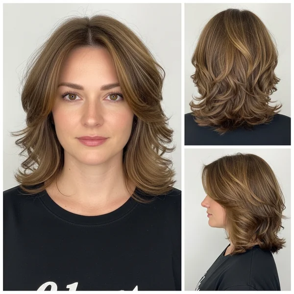 houlder Length Layered Curly Hairstyles