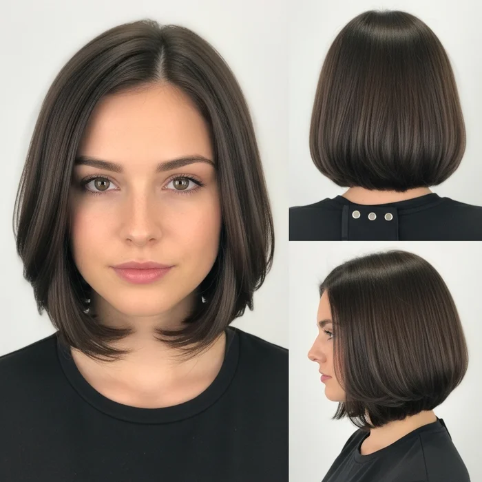 Shoulder-Length Old Money Bob