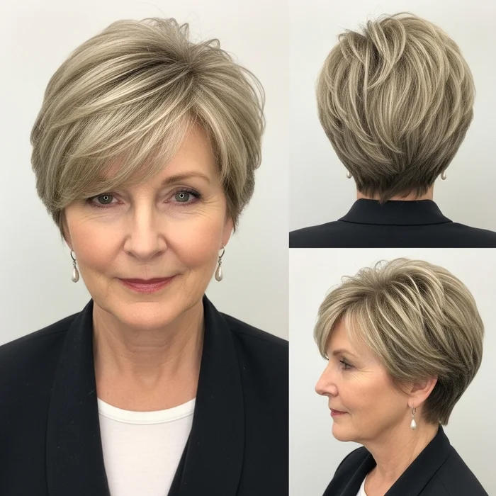 Side-Swept Pixie