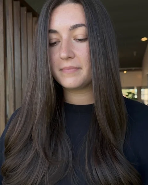 Sleek Espresso Layers with Polished Ends