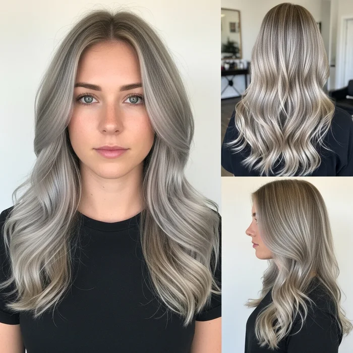 Smoky Ash Blonde Waves