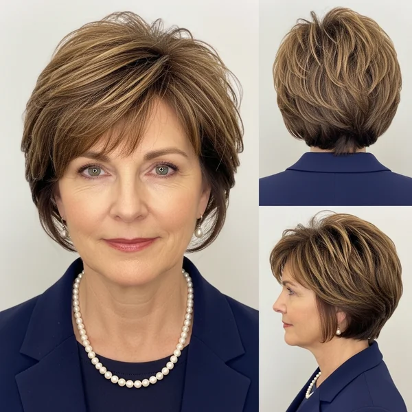 Soft Fall Cut Over 50