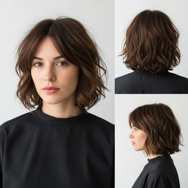 Soft Shag Short Wavy Haircut
