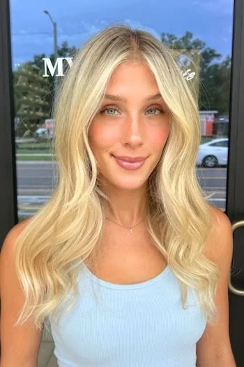 Sun-Kissed Long Waves with Center Part
