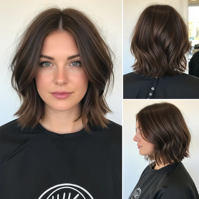 Textured Long Bob