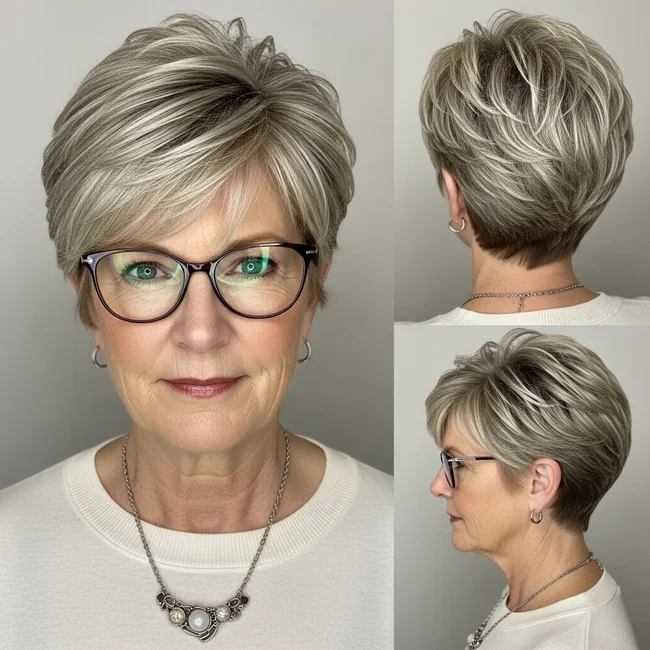 Textured Pixie Cut
