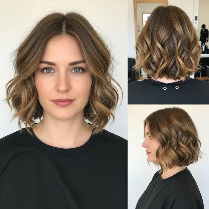 Textured Wavy Bob