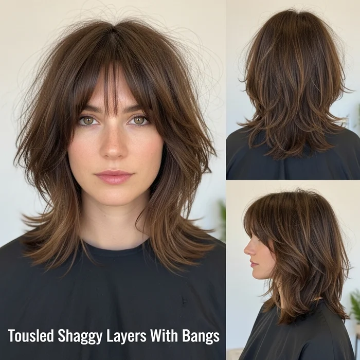 Tousled Shaggy Layers