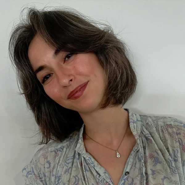Voluminous Blowout Bob with Chin-Length Layers