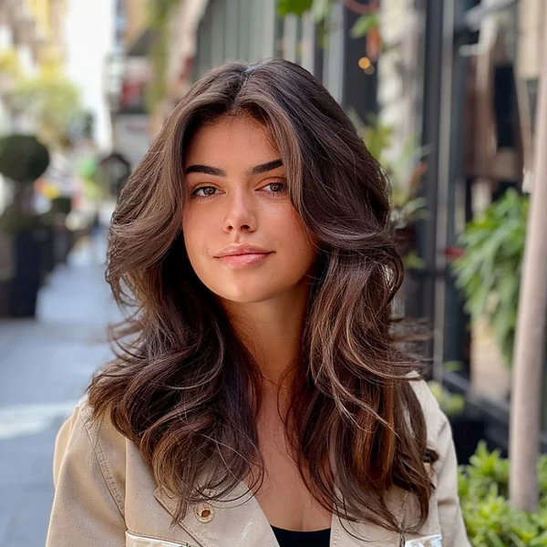 Voluminous Layered Medium Cut with Flipped Ends