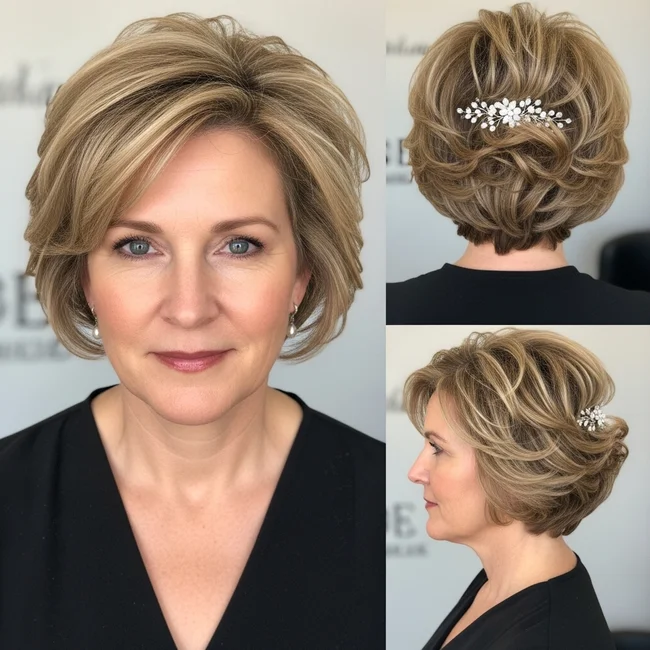 Wedding Hairstyles For Short Thinning Hair