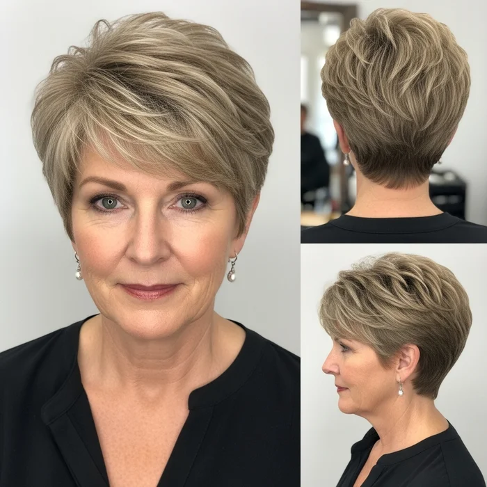 Wedge Cut Pixie for Hairstyle