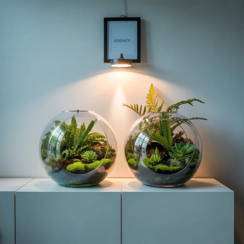 Terrariums for Miniature Green Worlds