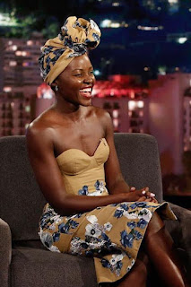 Lupita Nyong'o's Blue Oscar Glory Lupita Nyong'o's Blue Oscar Glory