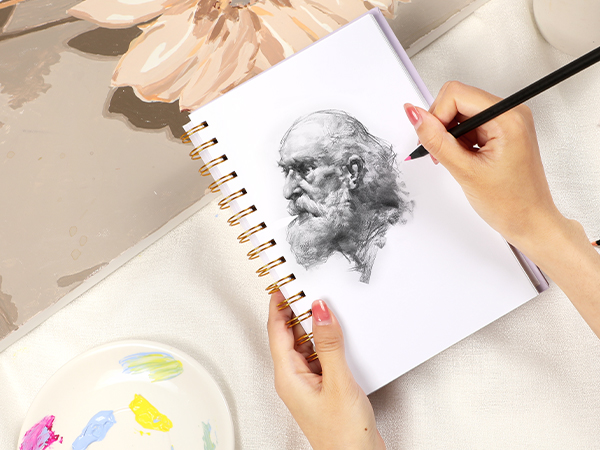 Amazon.com: Yoment 5.5" x 8.5" Sketch Book Small Sketchbook for ...