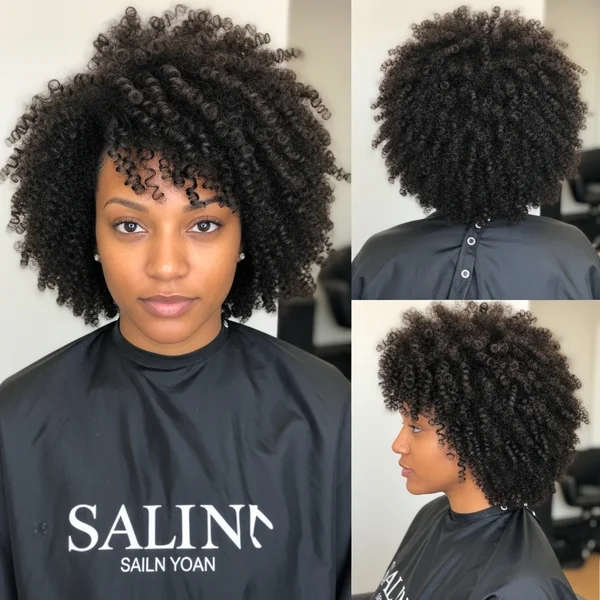 Afro Curly Wedding Hairstyles