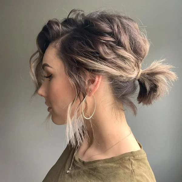 Artistic Geometric Cornrows with Accents