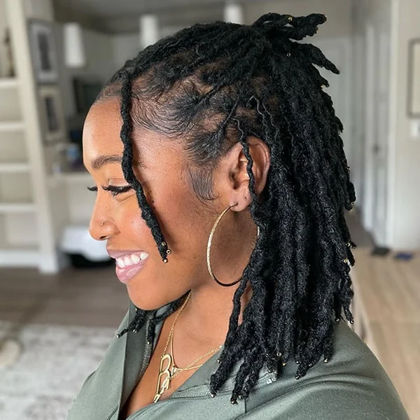 Artistic Half-Up Cornrows with Soft Cascading Curls