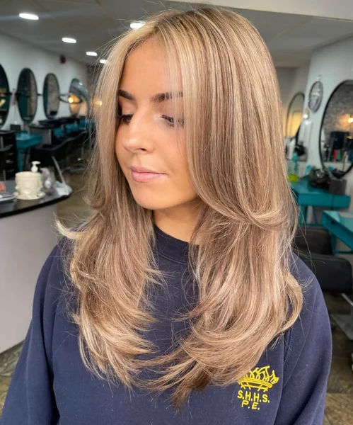 choppy layered haircuts for long hair