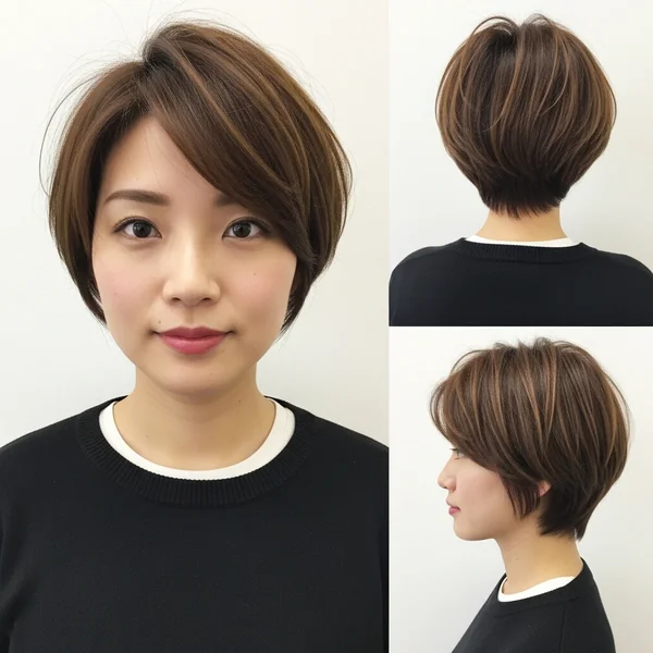 Asian Pixie Bob Haircut