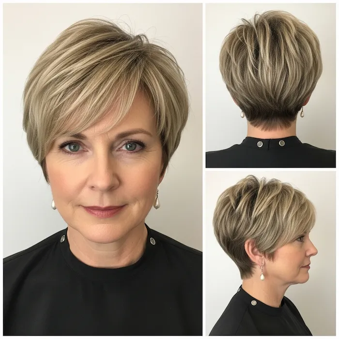 Brushed-Forward Pixie