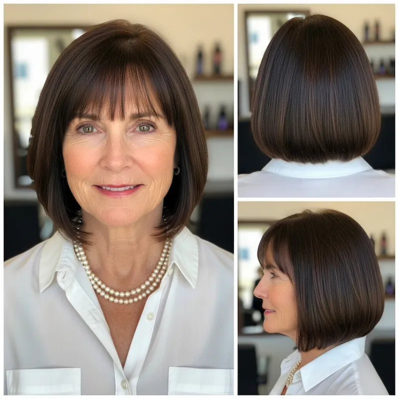 Straight Bob for Thick Hair