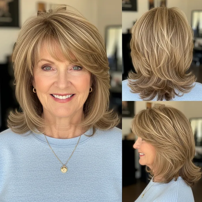 Face-Framing Medium-length Layers