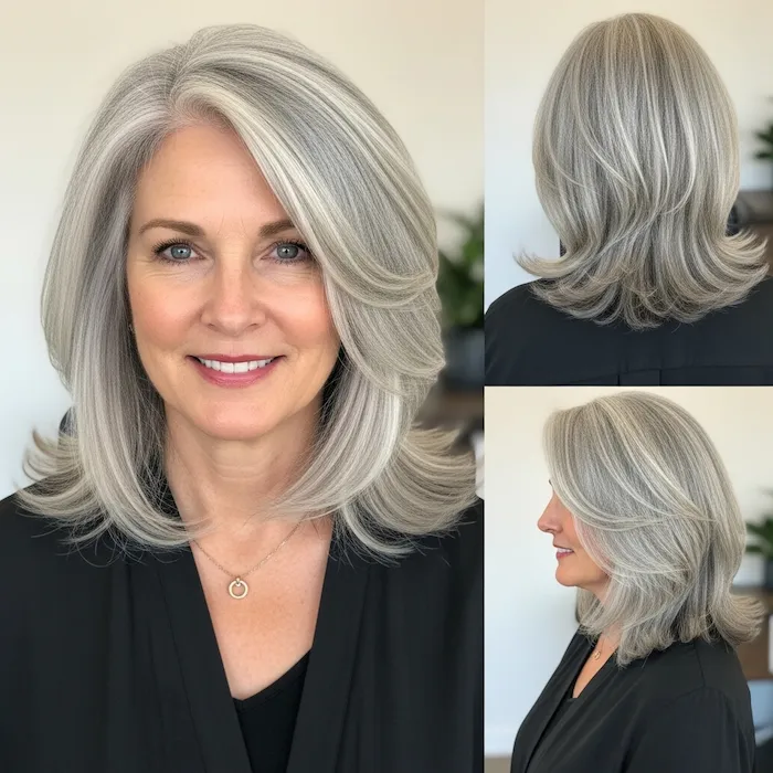 Medium-Length Silver Layers
