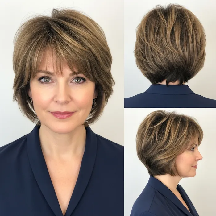 Short Shag with Bangs