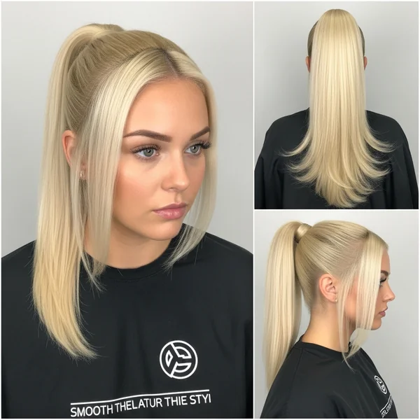 Blonde Frontal Ponytail