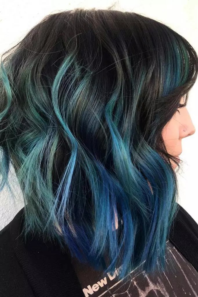 . Blue Highlights . Blue Highlights