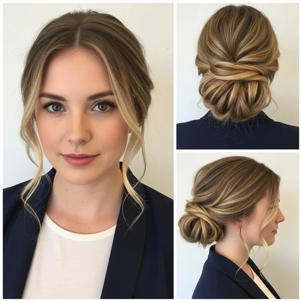 Boho Low Bun Wedding Hairstyles