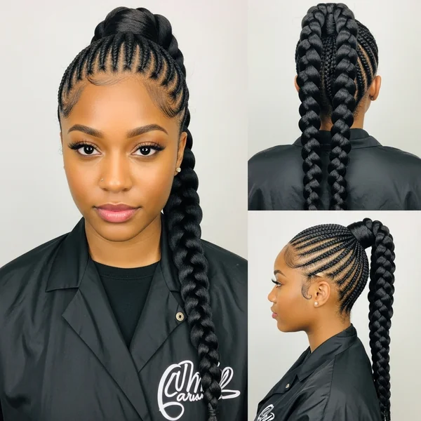 Braided Barbie Ponytail