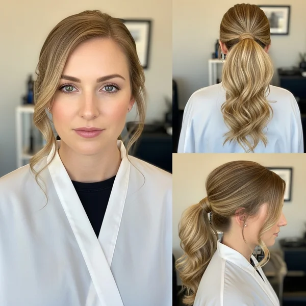 Bridesmaid Low Ponytail Hairstyles