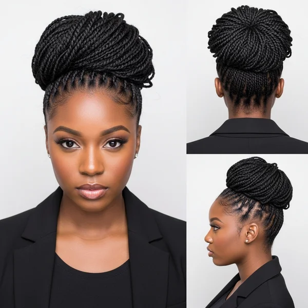 Bun Hairstyles for Black Women Prom