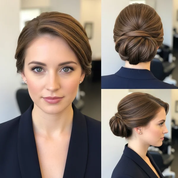 Bun Hairstyles for Wedding Short Hair