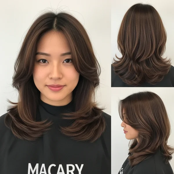 Butterfly Haircut Asian