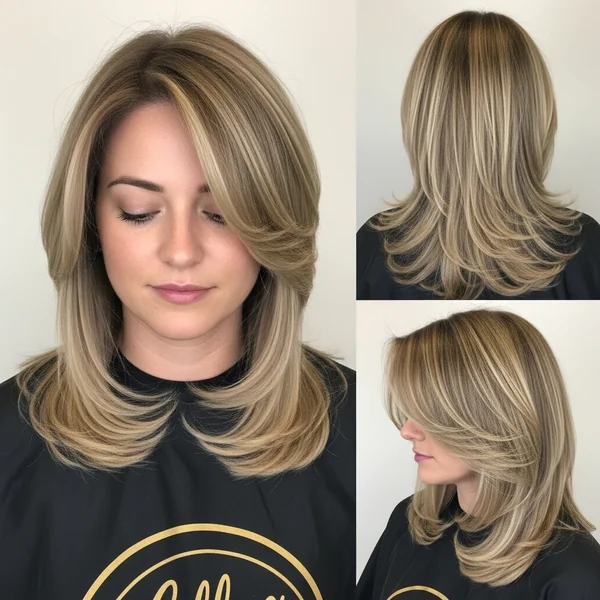 Butterfly Haircut Balayage