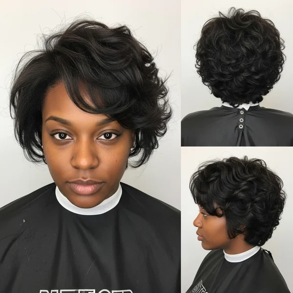 Butterfly Haircut Black Women