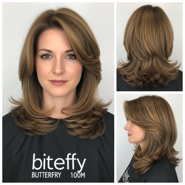 Butterfly Haircut Blowout