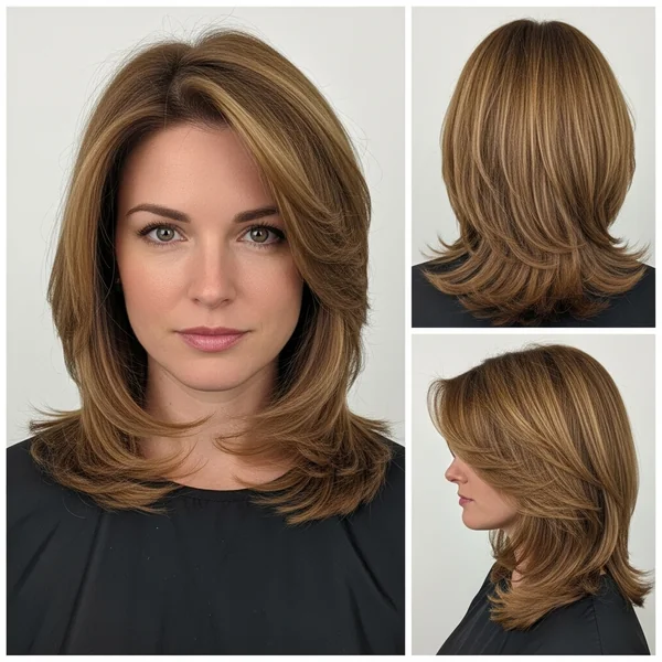 Butterfly Haircut For Oval Face