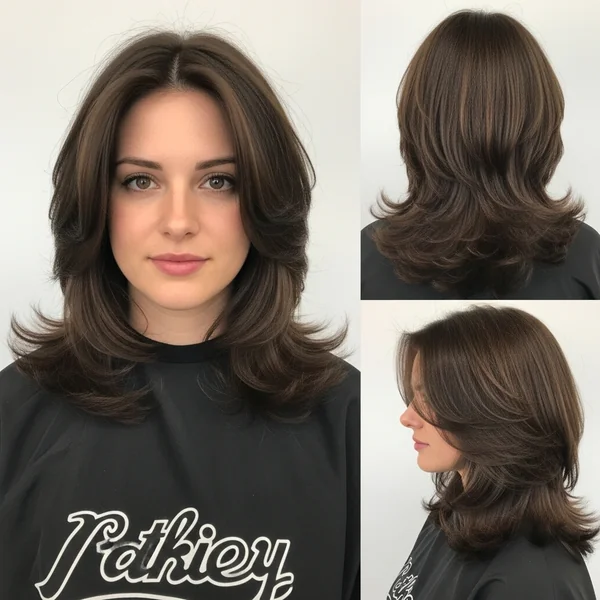Butterfly Haircut Thick Hair Medium
