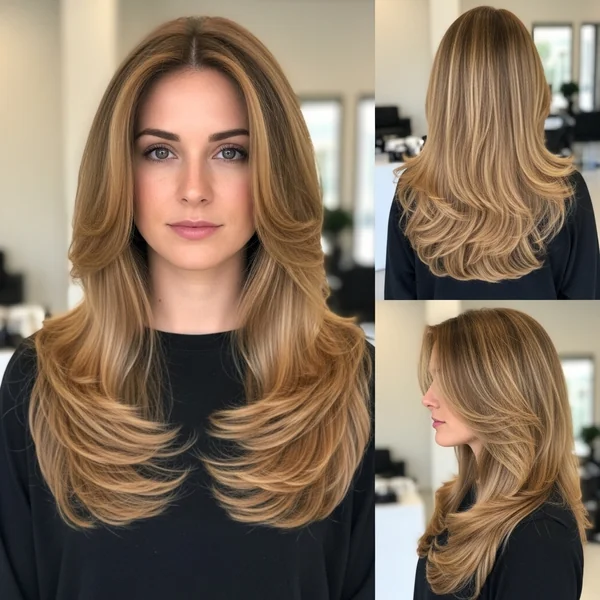 Butterfly Haircut Very Long Hair