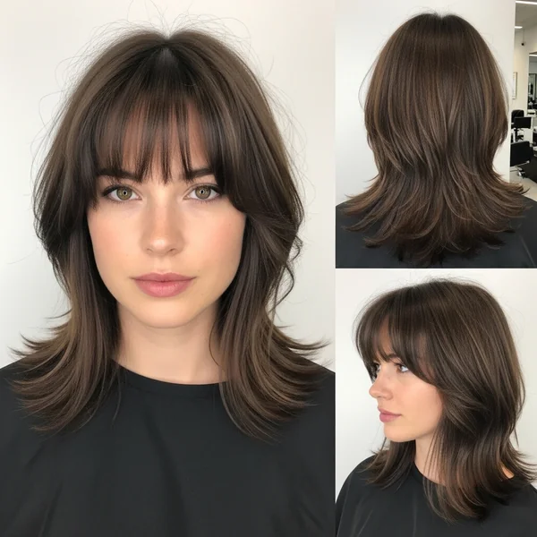 Butterfly Haircut With Bangs